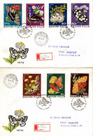 HUNGARY - 1974. FDC Cpl.Set - Butterflies   Mi:2994-3000. - FDC