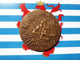 --PROMO 15€-- LUXEMBOURG MEDAILLE JEAN L'AVEUGLE 1296-1346-1996 --LIRE DESCRIPTIF-- - Royaux / De Noblesse