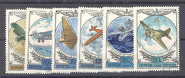 Ru0  -  Russie  -  Avion  :  Yv  132-37  (o) - Used Stamps