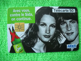 7124 Télécarte Collection  GINI SIDA   AIDES      50u  ( Recto Verso)  Carte Téléphonique - Alimentación