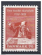 LOTE 2208  ///   DINAMARCA 1972    N° 539 **MNH      250 Ans Du Théatre Danois - Ongebruikt