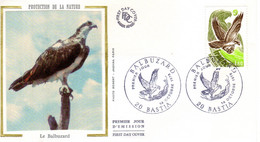 " AIGLE BALBUZARD " Sur Enveloppe 1er Jour Sur Soie De 1978 N° YT 2018 Parf état FDC - Aigles & Rapaces Diurnes