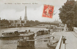 / CPA FRANCE 75008 "Paris, Le Pont Alexandre III" - Arrondissement: 08
