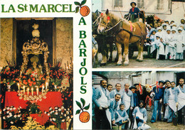 / CPSM FRANCE 83 "Barjols, La Fête De Saint Marcel" - Barjols