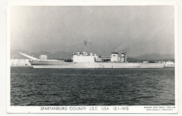 CPSM Photographique - SPARTANBURG County - L.S.T. US - 12/1/1975 - Warships
