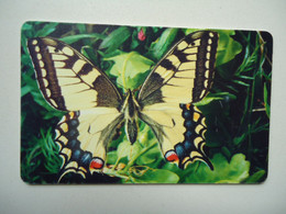 CZECH USED CARDS  BUTTERFLIES - Mariposas