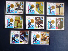 (B9) BELIZE  Olympics 1980 - Olympiques -  GOLD MEDALS COMPLETE SET SEE SCAN - Belize (1973-...)