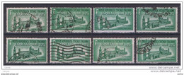 R.S.I.:  1944  ESPRESSO  -  £. 1,25  VERDE  US. -  RIPETUTO  8  VOLTE  -  SASS. 23 - Correo Urgente