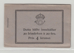 Sweden Booklet 1921 - Facit 16 O MNH ** - 1904-50