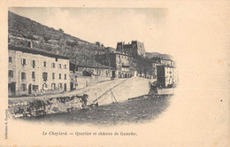 CPA 07 LE CHEYLARD QUARTIER ET CHATEAU DE GASTEFER - Le Cheylard