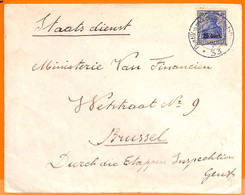 99039 - GERMANY - POSTAL HISTORY -  COVER From GENT Belgium With GERMAN POSTMARK - OC38/54 Belgische Besetzung In Deutschland