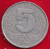 ALLEMAGNE 5 PFENNIG - 1968 - 5 Pfennig