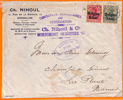 99047 - BELGIUM German Occupation -  POSTAL HISTORY -    COVER From MOUSTIER    1917 - OC38/54 Belgian Occupation In Germany