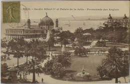 Cartes Postales NICE Les Jardins Albert I Et Palais De La Jetée Promenade Des Anglais - Musea