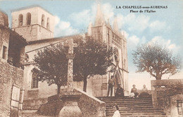 CPA 07 LA CHAPELLE SOUS AUBENAS PLACE EGLISE - Sonstige & Ohne Zuordnung