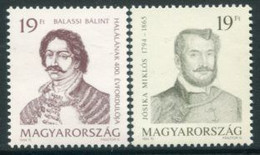 HUNGARY 1994 Literary Personalities  MNH / **.  Michel 4292-93 - Neufs