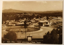 ADDIS ABEBA - SCORCIO PANORAMICO E PIAZZA IMPERO VIAGGIATA FG - Etiopía