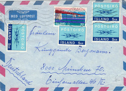 Reykjavik 1979 - Postgiro > München - Lettres & Documents