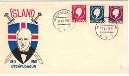 Vestmannaeyjar 1961 - Jon Sigurdsson - Cartas & Documentos