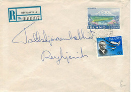 Reykjavik 1978 Reko - Herdubreid - Alexander Johannesson - Inlandsflug - Cartas & Documentos