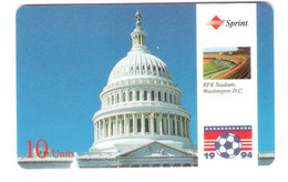 USA - Prepaid Card - Sprint - Football - Fussball - Soccer World Cup USA 94  - RFK Stadium Washington D.C. Capitol - Sprint