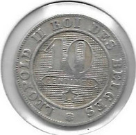 10 Centimes Léopold II 1894 Qualité++ - 10 Cent