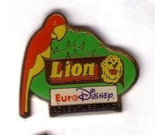 BD188 Pin's DISNEY PERROQUET Chocolat LION Parrot Non Signé Disney Achat Immédiat - Disney