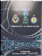 Official Program UEFA CUP 2004-05 Villarreal CF Spain - Dynamo Kiev Ukraine - Libros