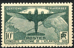 Francia 1936 Y&T N. 321  - 10 F. Verde Scuro OG ** MNH LUX Cat. € 800 (RIPRODUZIONE) - Unused Stamps
