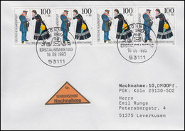 1692 Tag Der Briefmarke Postbote MeF NN-FDC ESSt Bonn  31.10.93 - Post