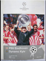Football Program UEFA Champions League 1998-99 PSV Eindhoven Netherlands - Dynamo Kyev Ukraine - Libros