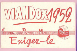 Buvard  :VIANDOX  1952 - Potages & Sauces