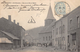 CPA 08 NEUFMANIL RUE DE LA PILE ET EGLISE - Autres & Non Classés