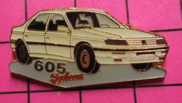 SP05 Pin's Pins / Beau Et Rare / THEME : AUTOMOBILES / PEUGEOT 605 USINE DE SOCHAUX - Peugeot