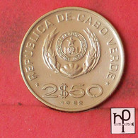 CAPE VERDE 2,5 ESCUDOS 1982 -    KM# 18 - (Nº43046) - Cape Verde