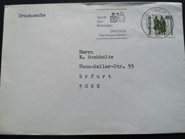 Deutsche Post 1990 Drucksache Bedarfsbrief Stempel:  Spende Blut-Rette Leben - Other & Unclassified