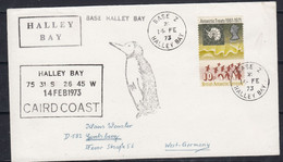 British Antarctic Territorry (BAT) 1973 Cover Ca Base Z Halley Bay 14 FE 73 (52300) - Storia Postale