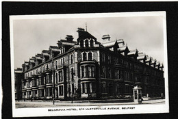 Belfast,Ireland-Belgravia Hotel Real Photo(RPPC) 1957 - Antique Postcard - Autres