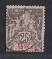 French Benin - 1893 - 25c - Yv 27 - Used - Gebruikt