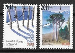 Groënland 2011, N° 558/559 Oblitérés Europa Forêts - Used Stamps