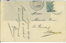 98892 - ITALIAN Smirne  Smyrne - POSTAL HISTORY - POSTCARD To Italy 1909 - Other & Unclassified