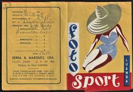 Portugal, Angola 1965 - Pochette Pour Photos -|-  Foto Sport, Serra & Marques, Palácio Da Pena, Luanda, Angola - Matériel & Accessoires