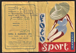 Portugal, Angola 1965 - Pochette Pour Photos -|-  Foto Sport, Serra & Marques, Palácio Da Pena, Luanda, Angola - Matériel & Accessoires