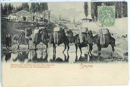 98897  - FRENCH  Levant - Postal History - POSTCARD From SMYRNE To FRANCE - Covers & Documents