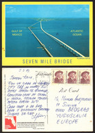 Florida Key West Seven Mile Bridge Nice Stamp  #17944 - Key West & The Keys