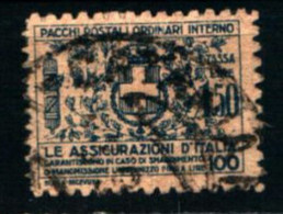 40188) ITALIA-1,50 L. • Diciture E Stemma • Azzurro-Assicurazioni D'Italia - Assicurativi - 1 Gennaio 1927 -USATO - Portomarken