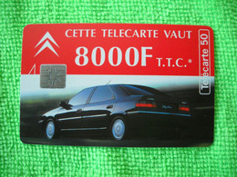 7145 Télécarte Collection CITROEN  8000 F 1996  50u  ( Recto Verso)  Carte Téléphonique - Auto's