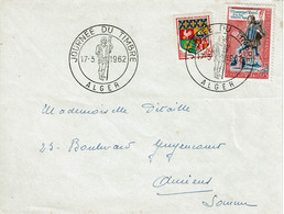 1962 - ALGER - Oblitération JOURNEE DU TIMBRE - Tp N° 1332 - FDC