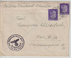 Deutsche Dienstpost Ukraine, Mi. 5, Rowno 1.7.42, Der Reichskommissar F.d.Ukraine - Occupation 1938-45