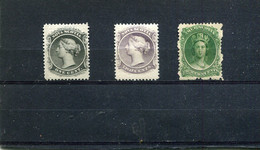 Nouvelle-Ecosse 1860 Yt 5-6 8 * - Unused Stamps